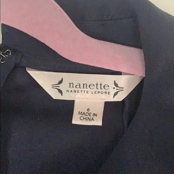 Navy Blue Nanette Lenore dress - Picture 4 of 4